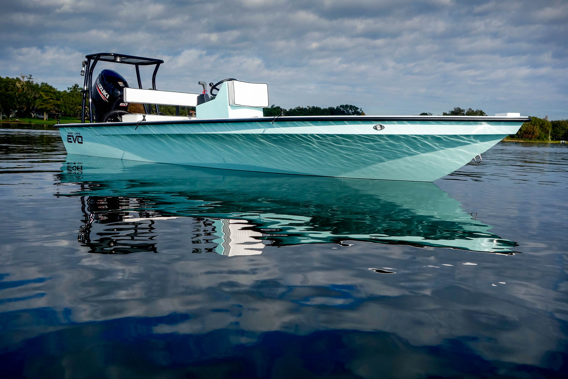 18 EVO X on the water