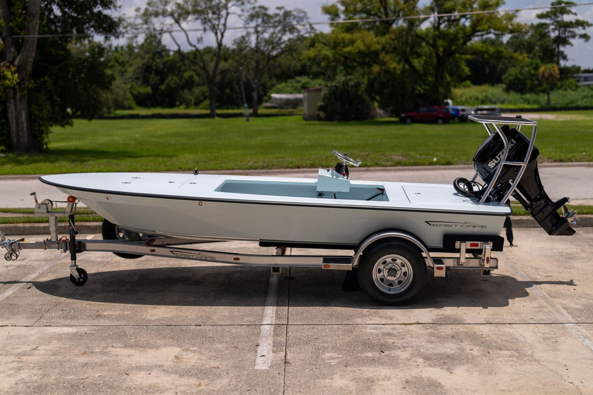 East Cape 17 EVO X on the water