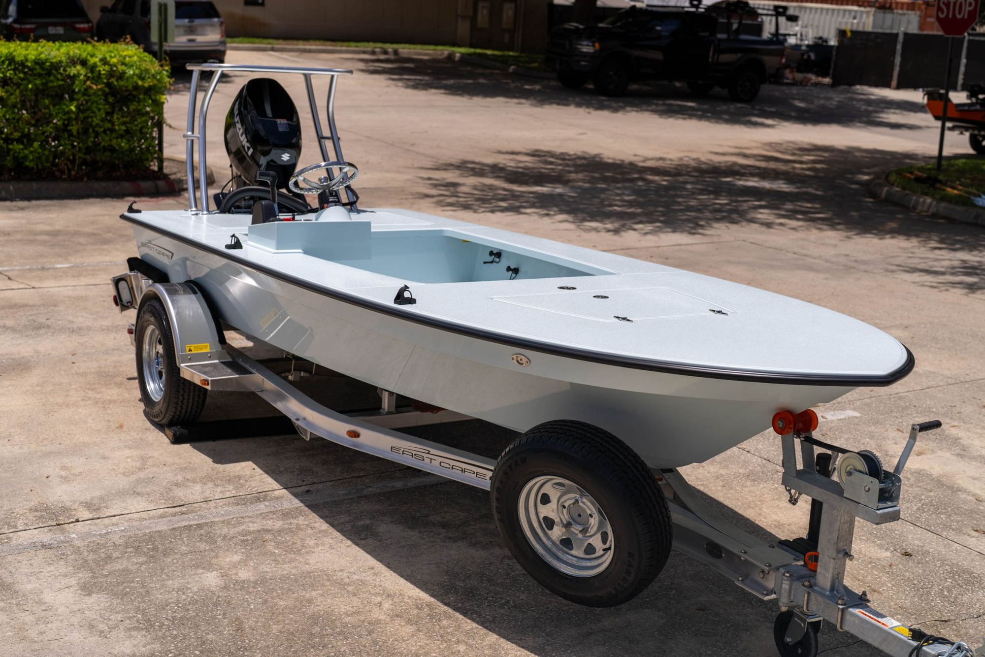 East Cape 17 EVO X on the water