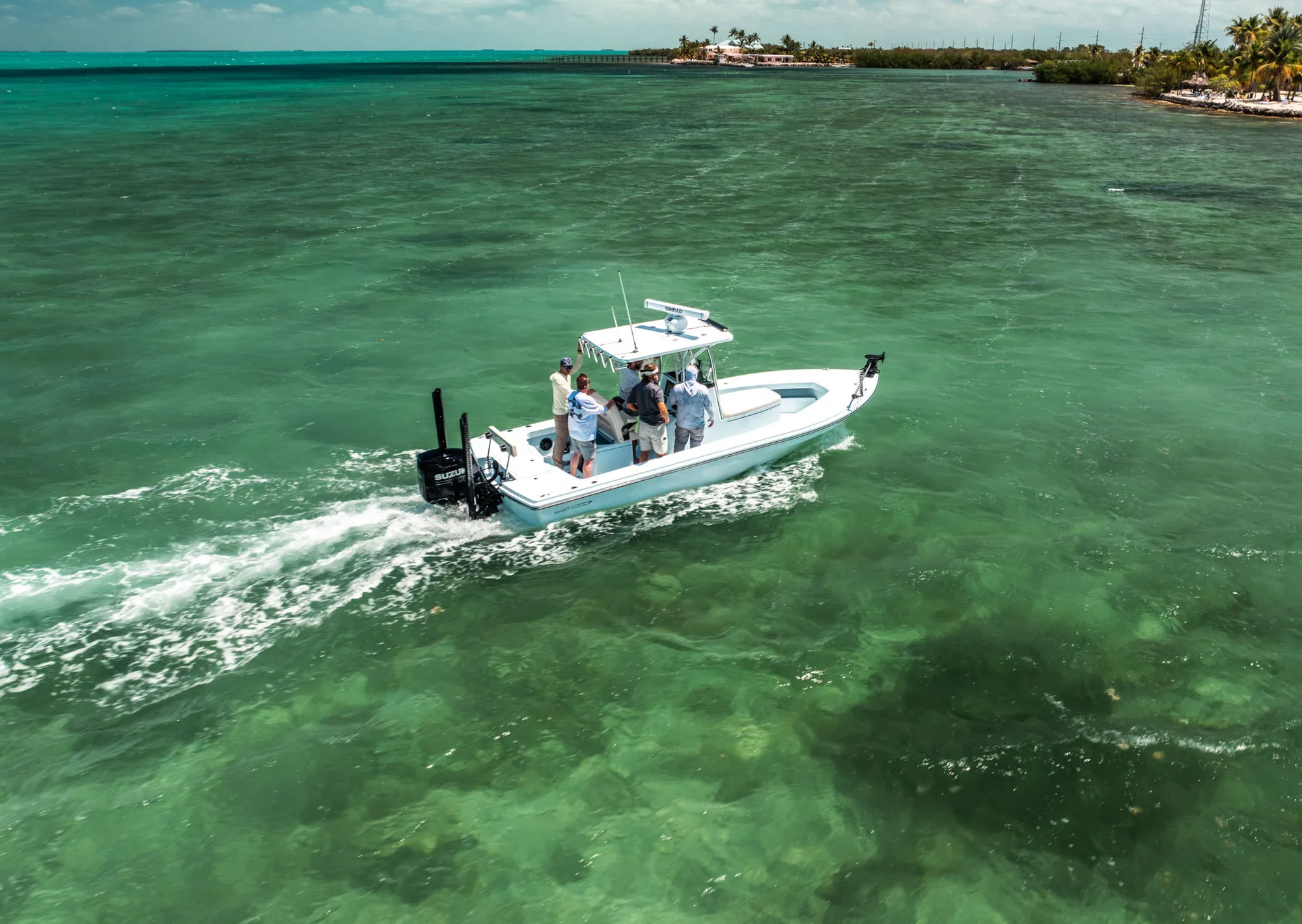 East Cape 25 Open on the water