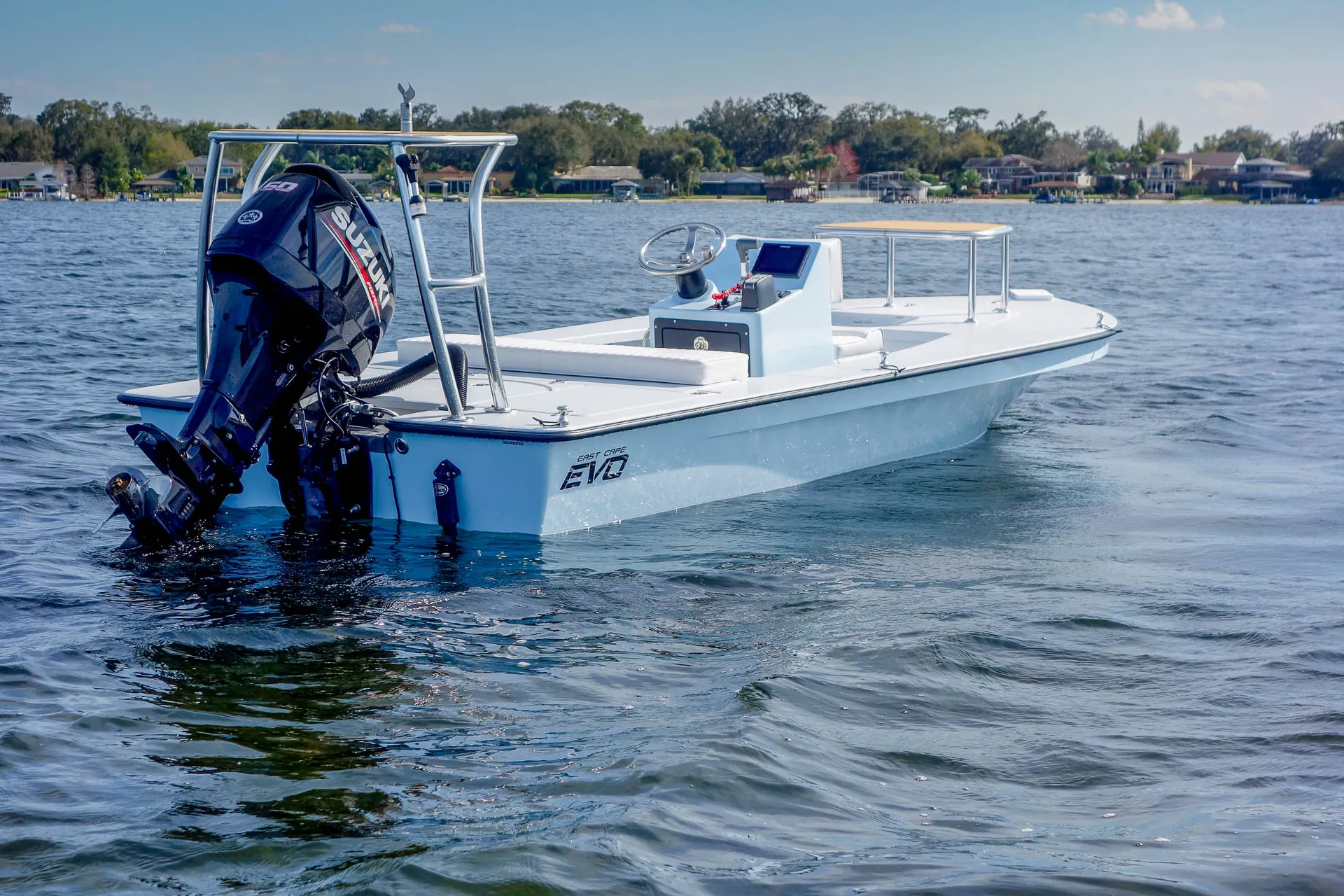 East Cape 18 EVO V on the water