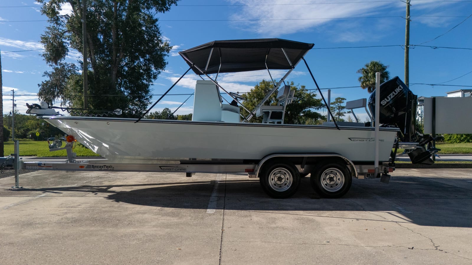 Ice Blue 2027 21 EVO with Suzuki 200 — delivery day