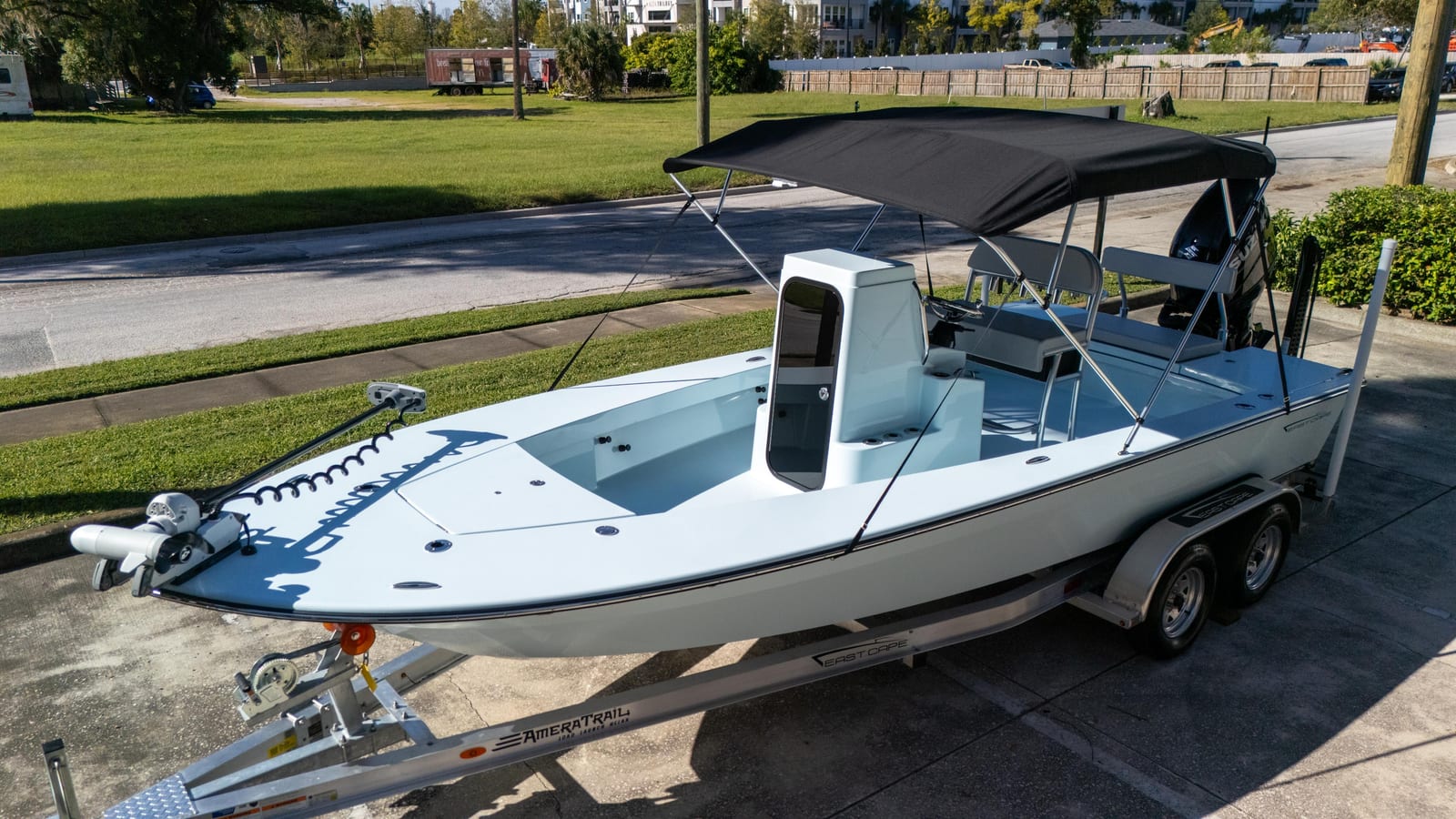 Ice Blue 2027 21 EVO with Suzuki 200 — delivery photo 2