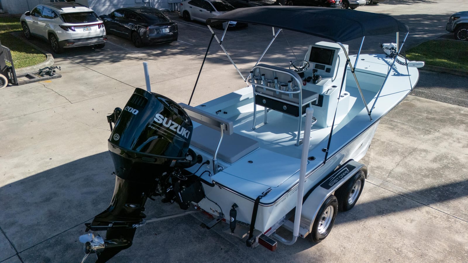 Ice Blue 2027 21 EVO with Suzuki 200 — delivery photo 6