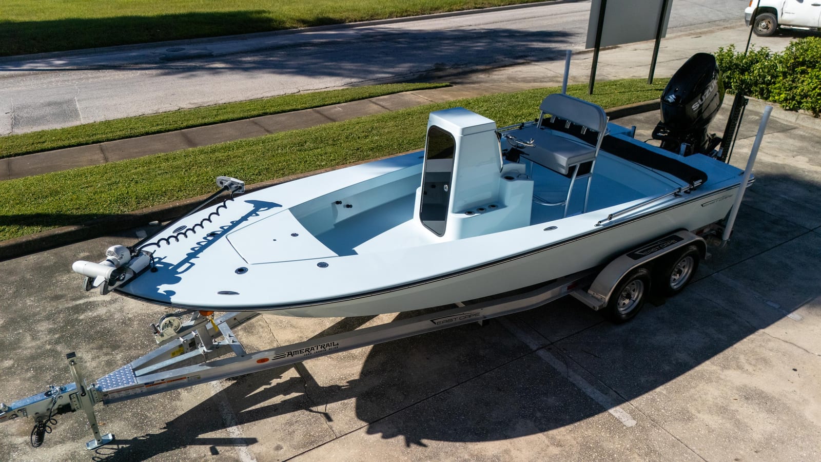 Ice Blue 2027 21 EVO with Suzuki 200 — delivery photo 9