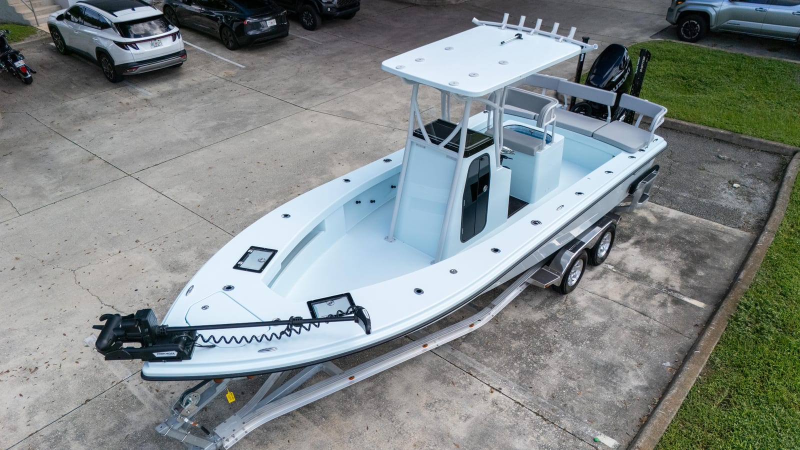 Ice Blue 2027 25 Open with Suzuki 300 — delivery photo 8