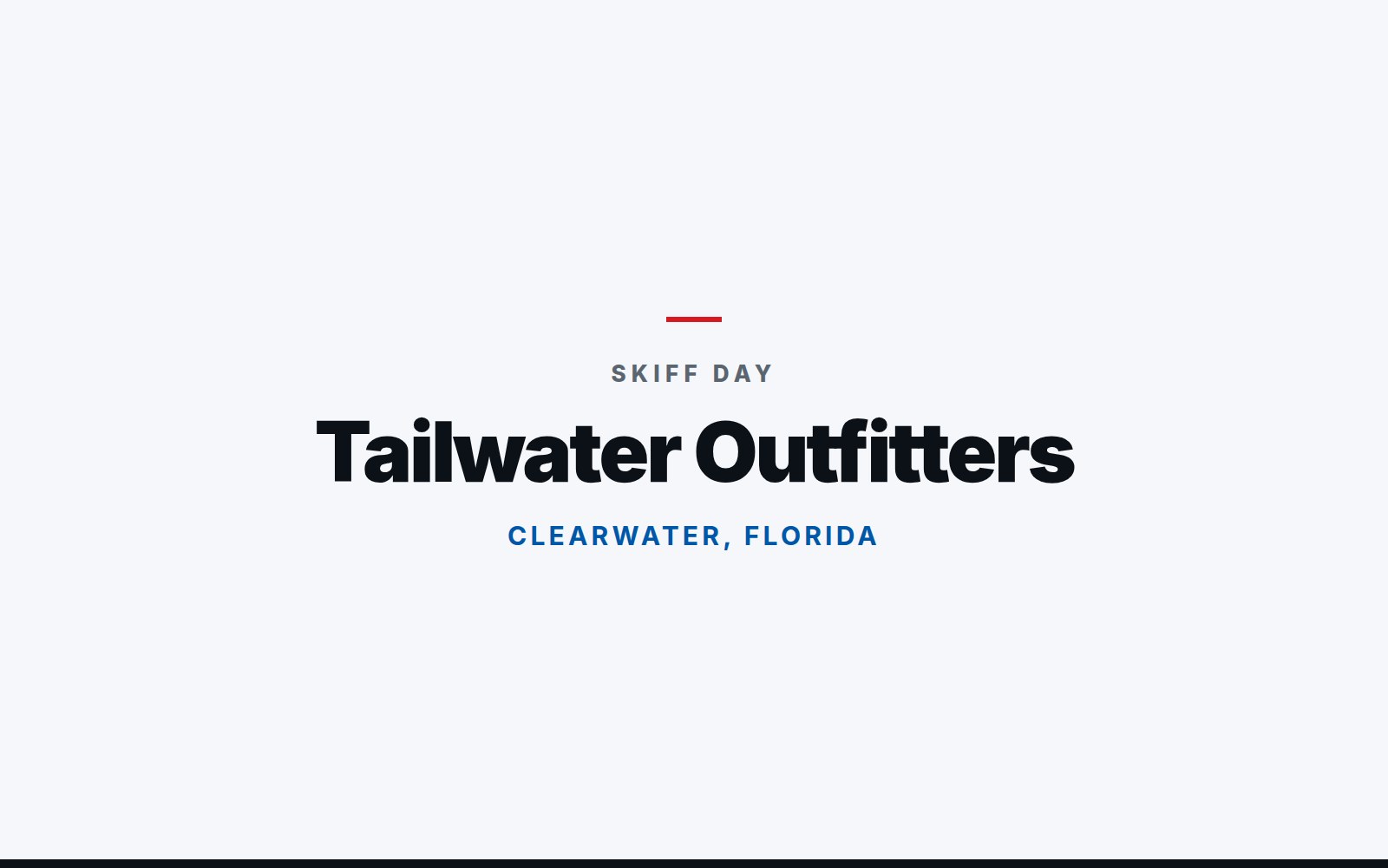 Tailwater Outfitters Skiff Day